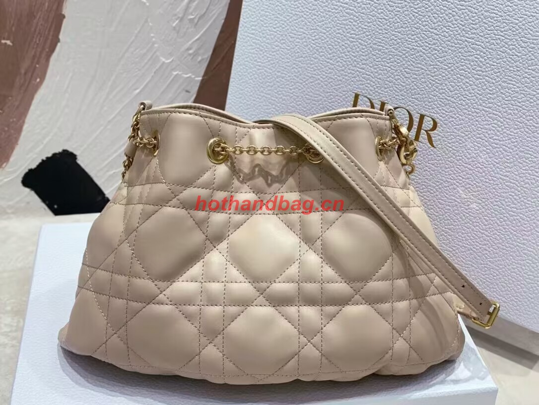 MEDIUM DIOR AMMI BAG Sand Pink Supple Macrocannage Lambskin M22566F MEDIUM DIOR AMMI BAG Sand Pink Supple Macrocannage Lambskin M22566F