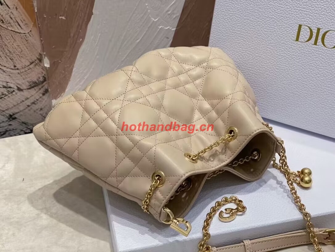 MEDIUM DIOR AMMI BAG Sand Pink Supple Macrocannage Lambskin M22566F MEDIUM DIOR AMMI BAG Sand Pink Supple Macrocannage Lambskin M22566F