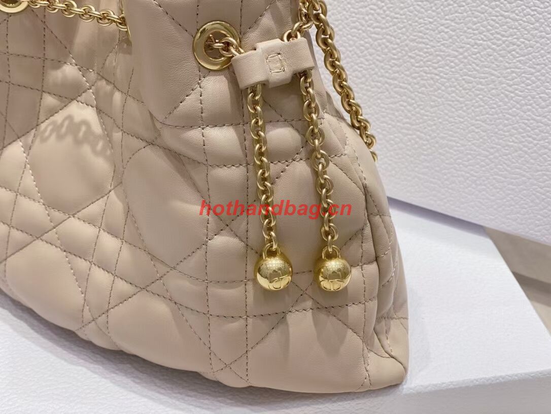 MEDIUM DIOR AMMI BAG Sand Pink Supple Macrocannage Lambskin M22566F MEDIUM DIOR AMMI BAG Sand Pink Supple Macrocannage Lambskin M22566F