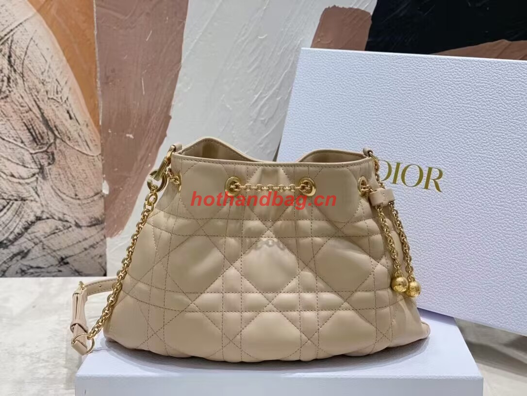 MEDIUM DIOR AMMI BAG Sand Pink Supple Macrocannage Lambskin M22566F MEDIUM DIOR AMMI BAG Sand Pink Supple Macrocannage Lambskin M22566F