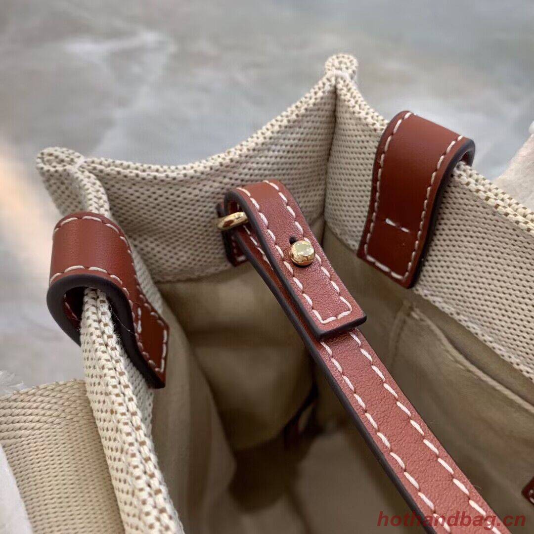 Chloe Cloth & leather 7576 Brown Chloe Cloth & leather 7576 Brown