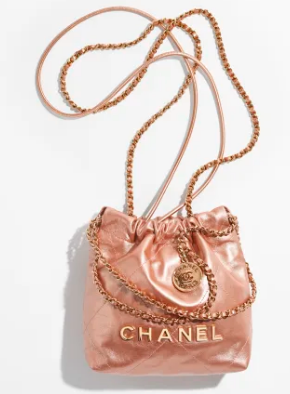 CHANEL 22 MINI HANDBAG AS3980 Copper CHANEL 22 MINI HANDBAG AS3980 Copper
