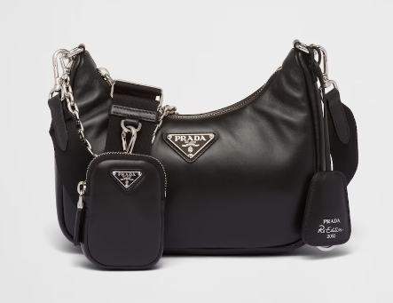 Prada Padded nappa-leather Prada Re-Edition 2005 shoulder bag 1BH204 black Prada Padded nappa-leather Prada Re-Edition 2005 shoulder bag 1BH204 black