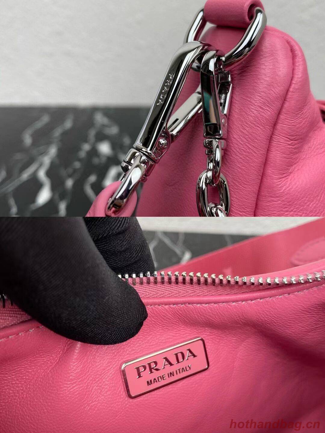 Prada Padded nappa-leather Prada Re-Edition 2005 shoulder bag 1BH204 pink Prada Padded nappa-leather Prada Re-Edition 2005 shoulder bag 1BH204 pink