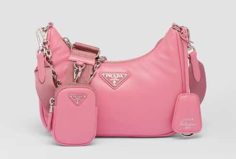 Prada Padded nappa-leather Prada Re-Edition 2005 shoulder bag 1BH204 pink Prada Padded nappa-leather Prada Re-Edition 2005 shoulder bag 1BH204 pink