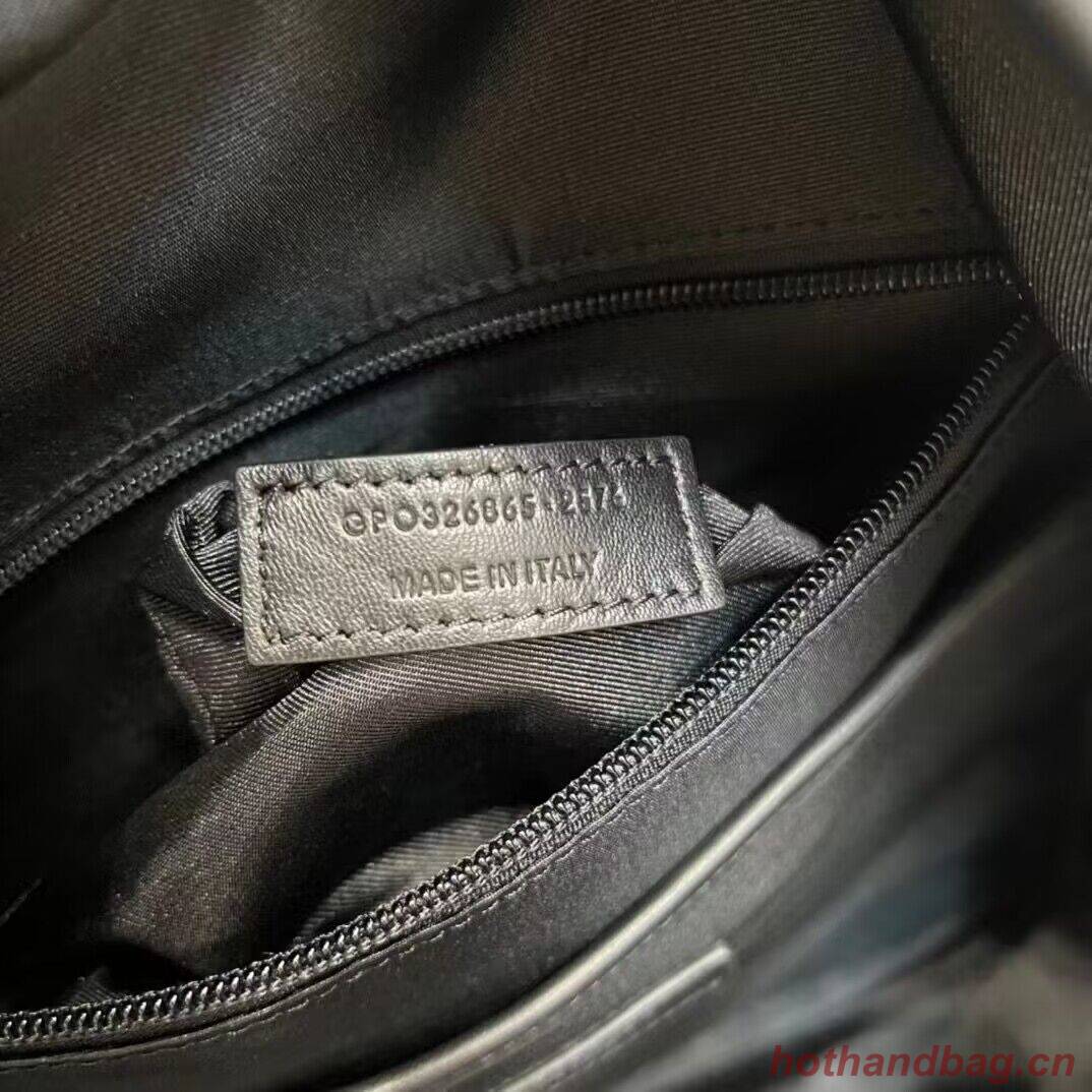 SAINT LAURENT LEATHER large knapsack A886653 black SAINT LAURENT LEATHER large knapsack A886653 black