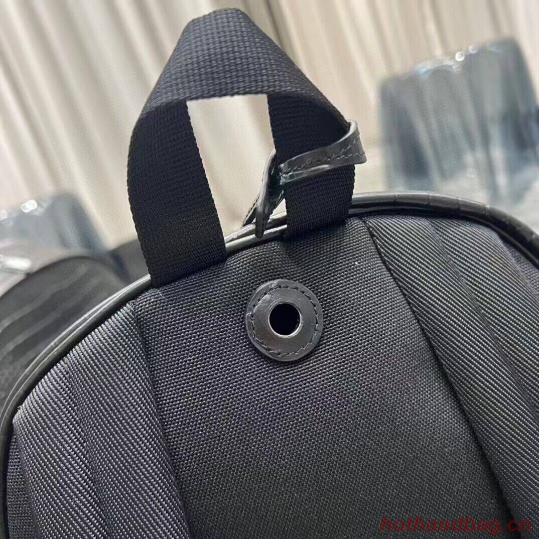 SAINT LAURENT LEATHER large knapsack Y886653 black SAINT LAURENT LEATHER large knapsack Y886653 black