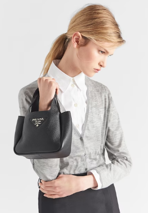 Prada Leather handbag 1BA349 black Prada Leather handbag 1BA349 black