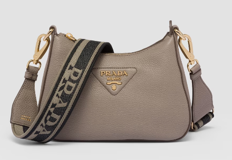 Prada Leather shoulder bag 1BH193 gray Prada Leather shoulder bag 1BH193 gray