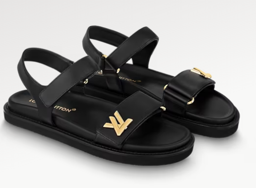 Louis Vuitton Sunset Comfort Flat Sandal 93420-4 Louis Vuitton Sunset Comfort Flat Sandal 93420-4