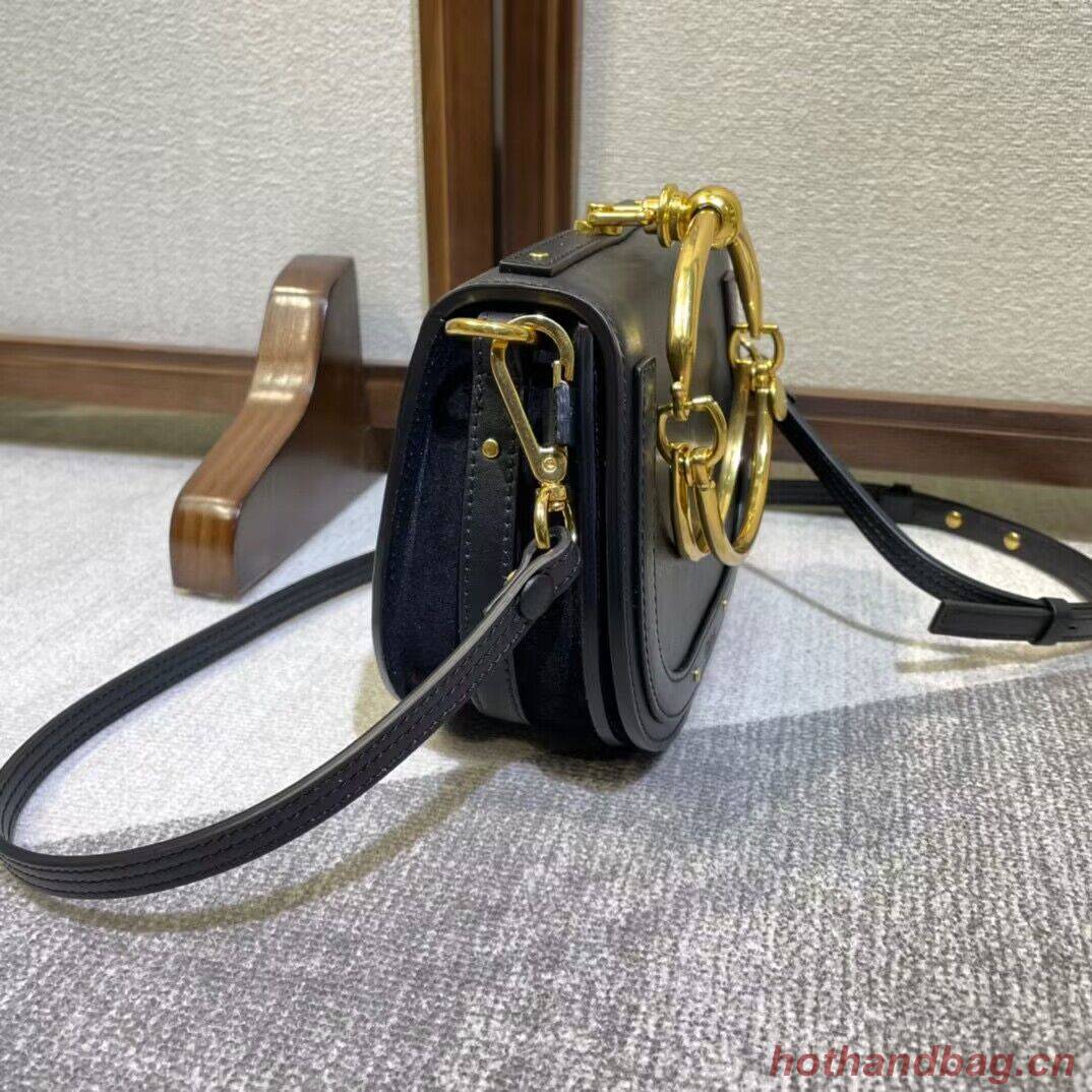 Chloe Nile Bracelet Minaudiere Original Leather 6011 Black Chloe Nile Bracelet Minaudiere Original Leather 6011 Black
