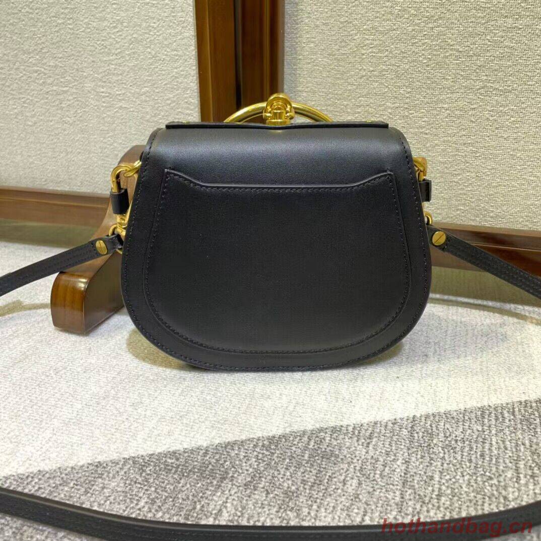 Chloe Nile Bracelet Minaudiere Original Leather 6011 Black Chloe Nile Bracelet Minaudiere Original Leather 6011 Black