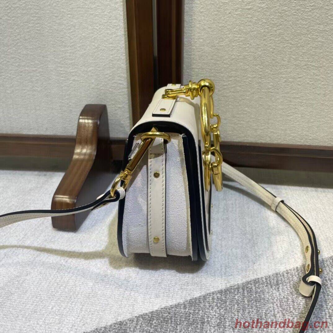 Chloe Nile Bracelet Minaudiere Original Leather 6011 White Chloe Nile Bracelet Minaudiere Original Leather 6011 White