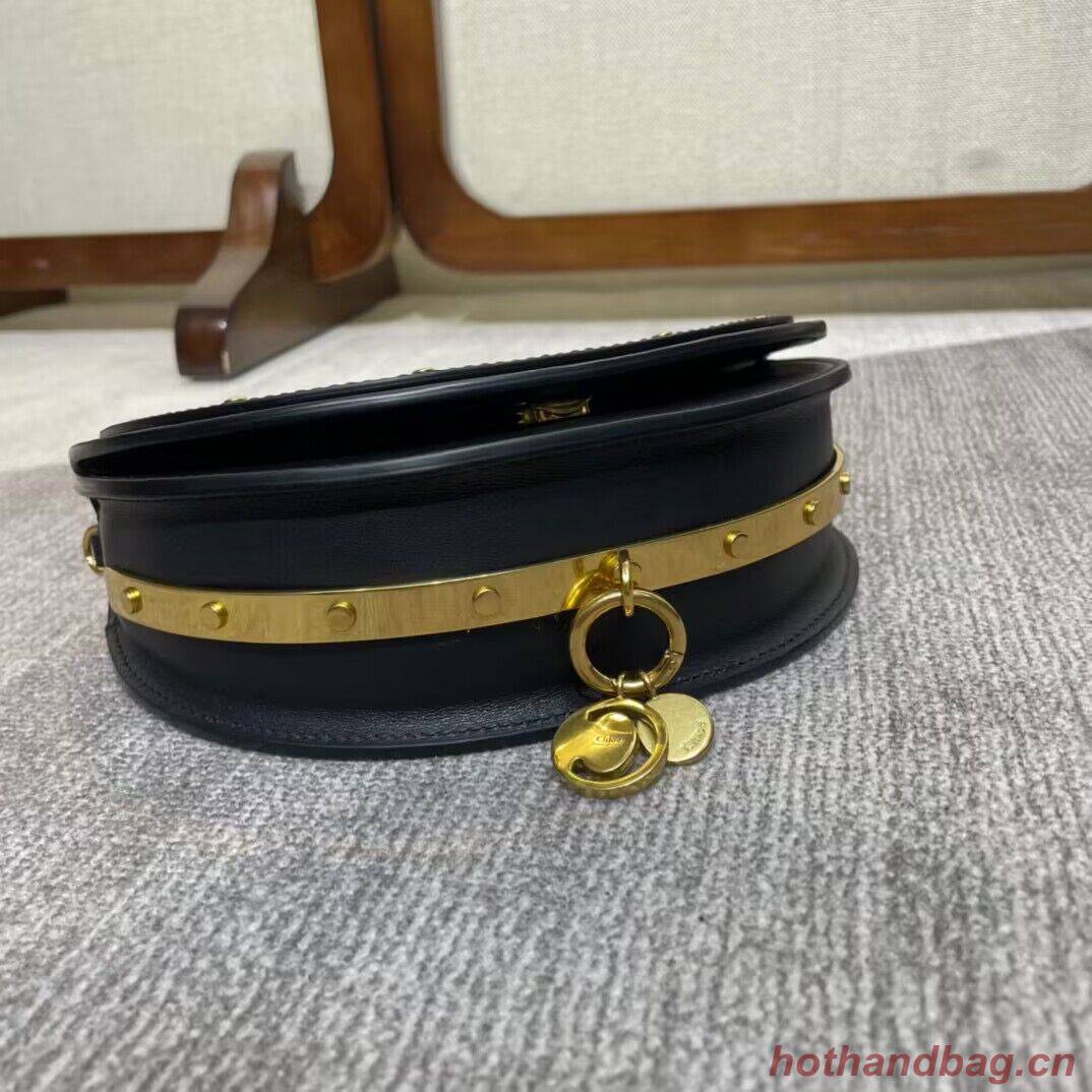 Chloe Nile Bracelet Minaudiere Original Leather 6020 Black Chloe Nile Bracelet Minaudiere Original Leather 6020 Black