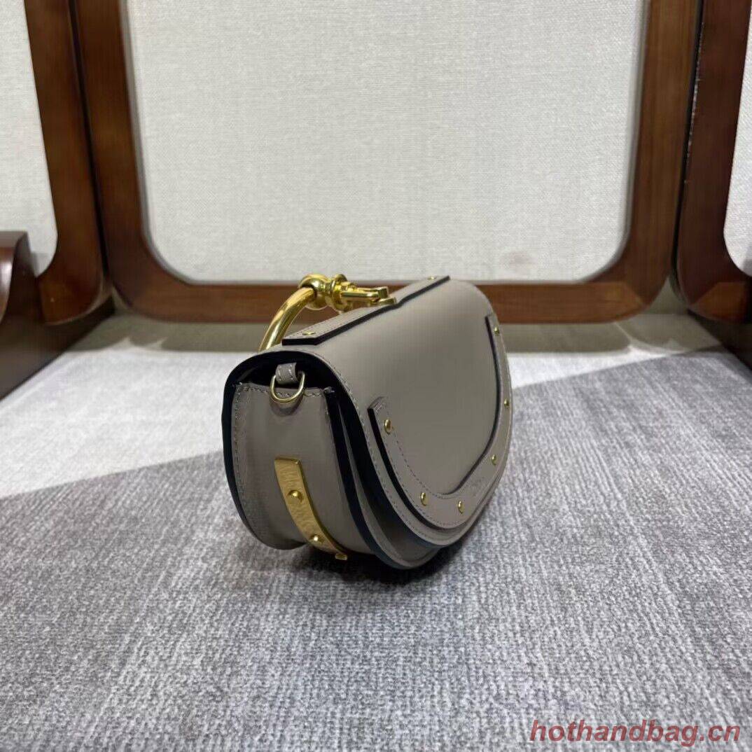 Chloe Nile Bracelet Minaudiere Original Leather 6020 Gray Chloe Nile Bracelet Minaudiere Original Leather 6020 Gray
