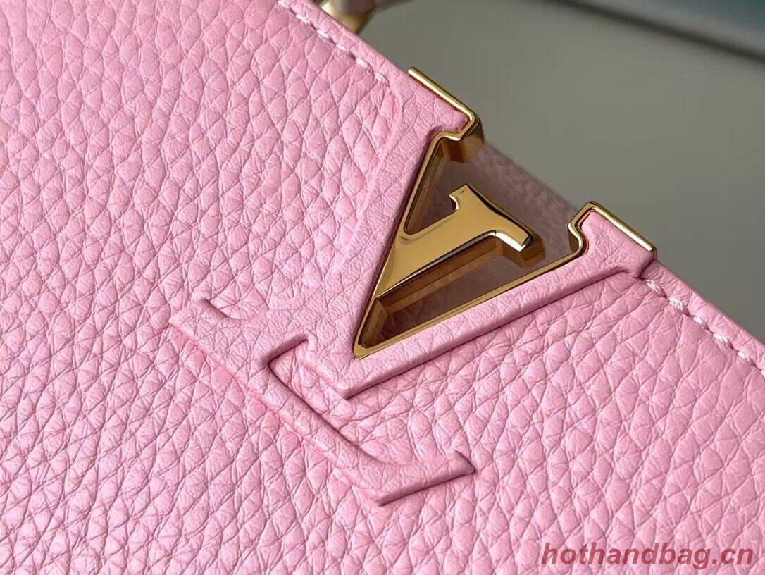 Louis Vuitton Capucines Original Leather Bag M22375 Light Pink Louis Vuitton Capucines Original Leather Bag M22375 Light Pink