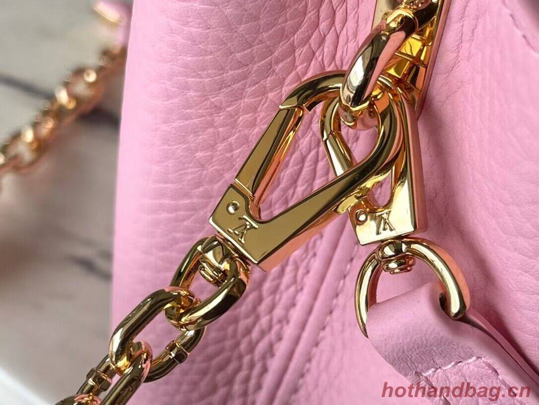 Louis Vuitton Capucines Original Leather Bag M22375 Light Pink Louis Vuitton Capucines Original Leather Bag M22375 Light Pink