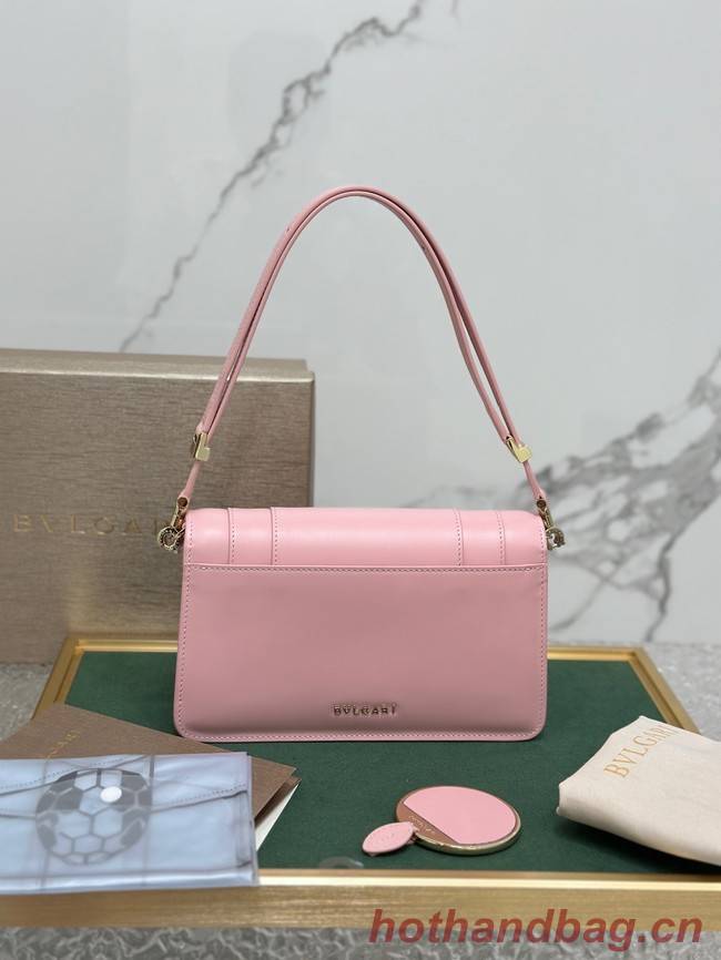 Bvlgari Serpenti Forever leather crossbody bag 292104 pink