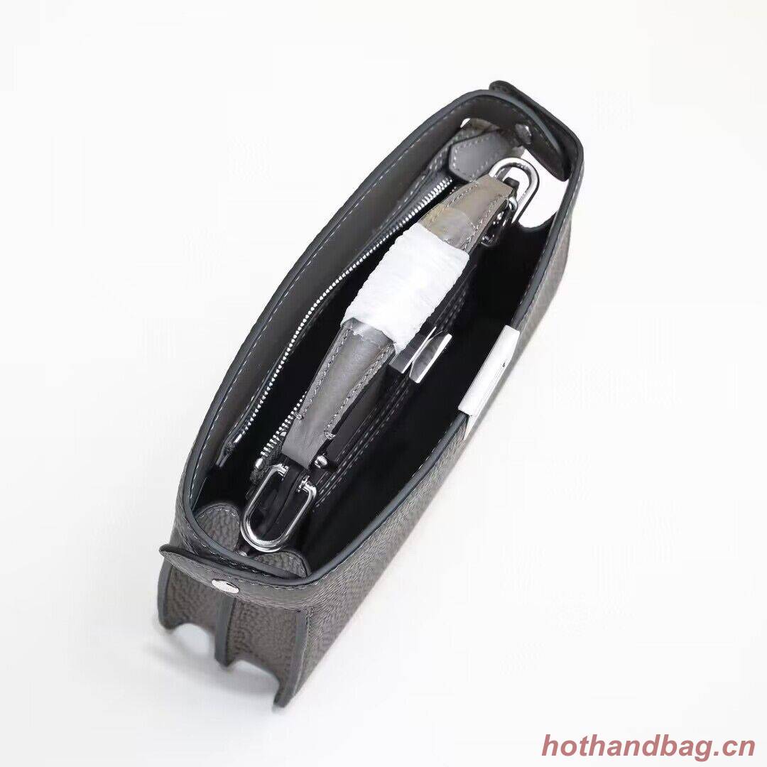 Fendi Peekaboo ISeeU XCross Small Original Leather Bag 2317 Dark Gray Fendi Peekaboo ISeeU XCross Small Original Leather Bag 2317 Dark Gray