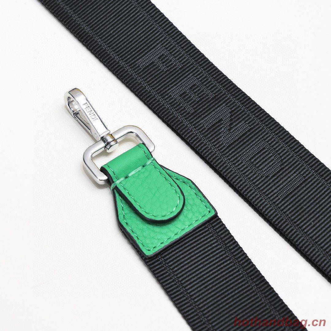 Fendi Peekaboo ISeeU XCross Small Original Leather Bag 2317 Green Fendi Peekaboo ISeeU XCross Small Original Leather Bag 2317 Green