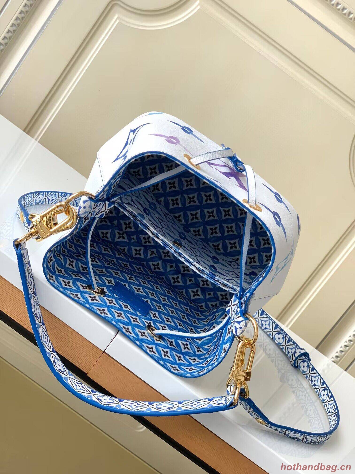 Louis Vuitton Giant Monogram Neonoe BB M22986 Gradient Print Blue Louis Vuitton Giant Monogram Neonoe BB M22986 Gradient Print Blue