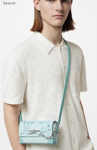 Louis Vuitton Steamer Wearable Wallet M22637 Crystal Blue Louis Vuitton Steamer Wearable Wallet M22637 Crystal Blue