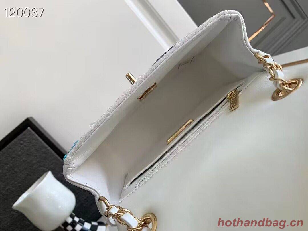 Chanel 23P Mini Shoulder Flowers Bag AS11165 White Chanel 23P Mini Shoulder Flowers Bag AS11165 White