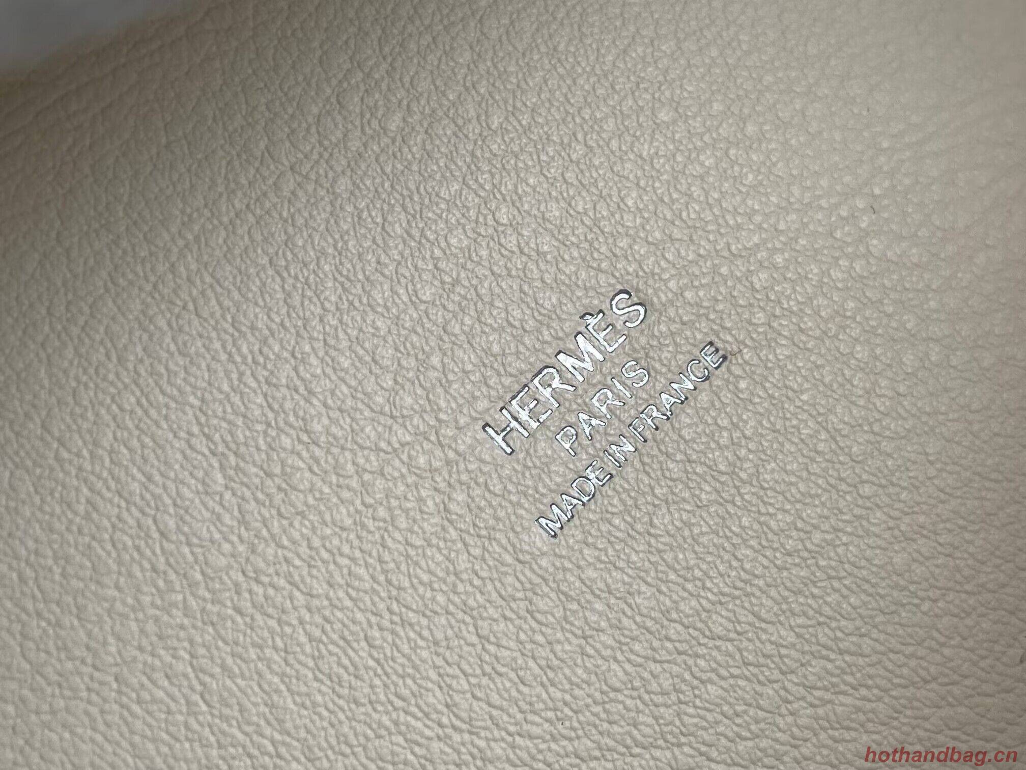 Hermes Mini Picotin 14 Lock Bags Original Swift Leather PL5302 Flower Green