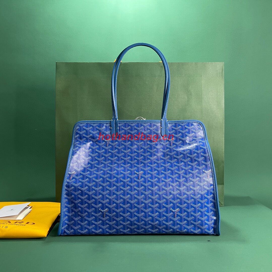 Goyard Hardy 2 Original Calfskin Leather Pet Bag 20299 Blue Goyard Hardy 2 Original Calfskin Leather Pet Bag 20299 Blue