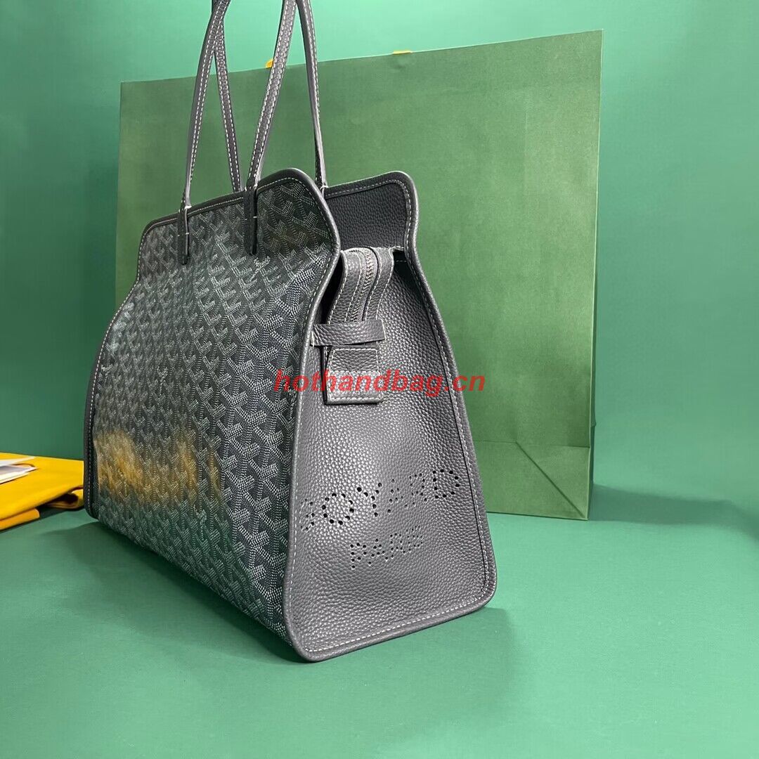 Goyard Hardy 2 Original Calfskin Leather Pet Bag 20299 Gray Goyard Hardy 2 Original Calfskin Leather Pet Bag 20299 Gray