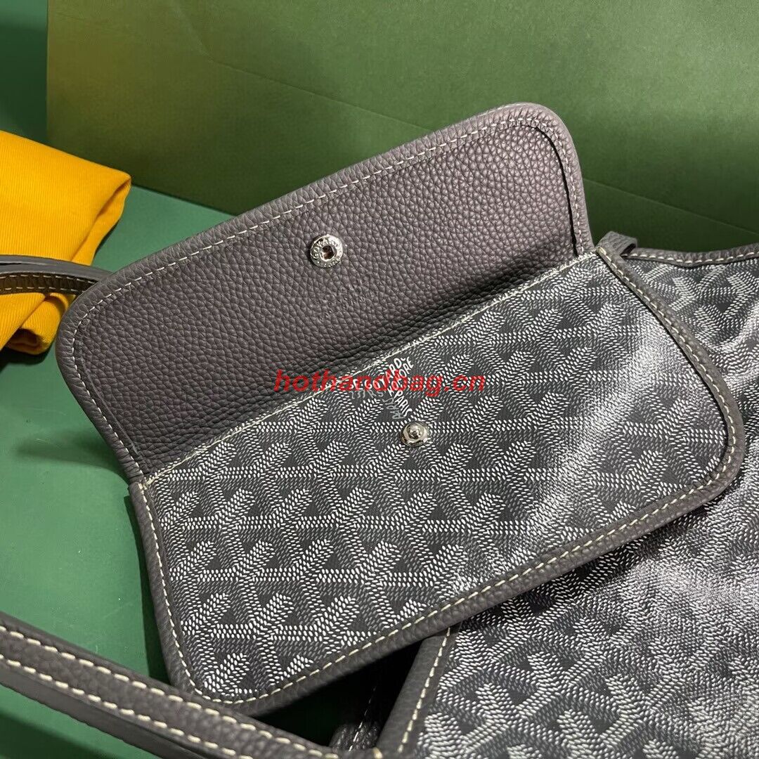 Goyard Hardy 2 Original Calfskin Leather Pet Bag 20299 Gray Goyard Hardy 2 Original Calfskin Leather Pet Bag 20299 Gray