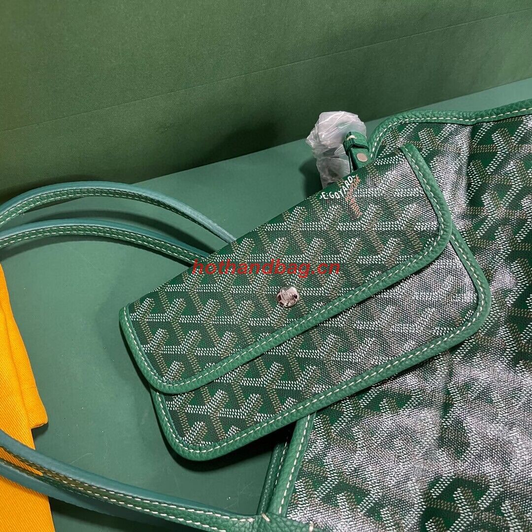 Goyard Hardy 2 Original Calfskin Leather Pet Bag 20299 Green Goyard Hardy 2 Original Calfskin Leather Pet Bag 20299 Green