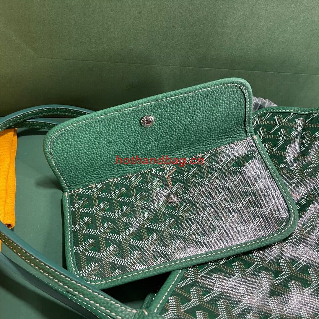 Goyard Hardy 2 Original Calfskin Leather Pet Bag 20299 Green Goyard Hardy 2 Original Calfskin Leather Pet Bag 20299 Green