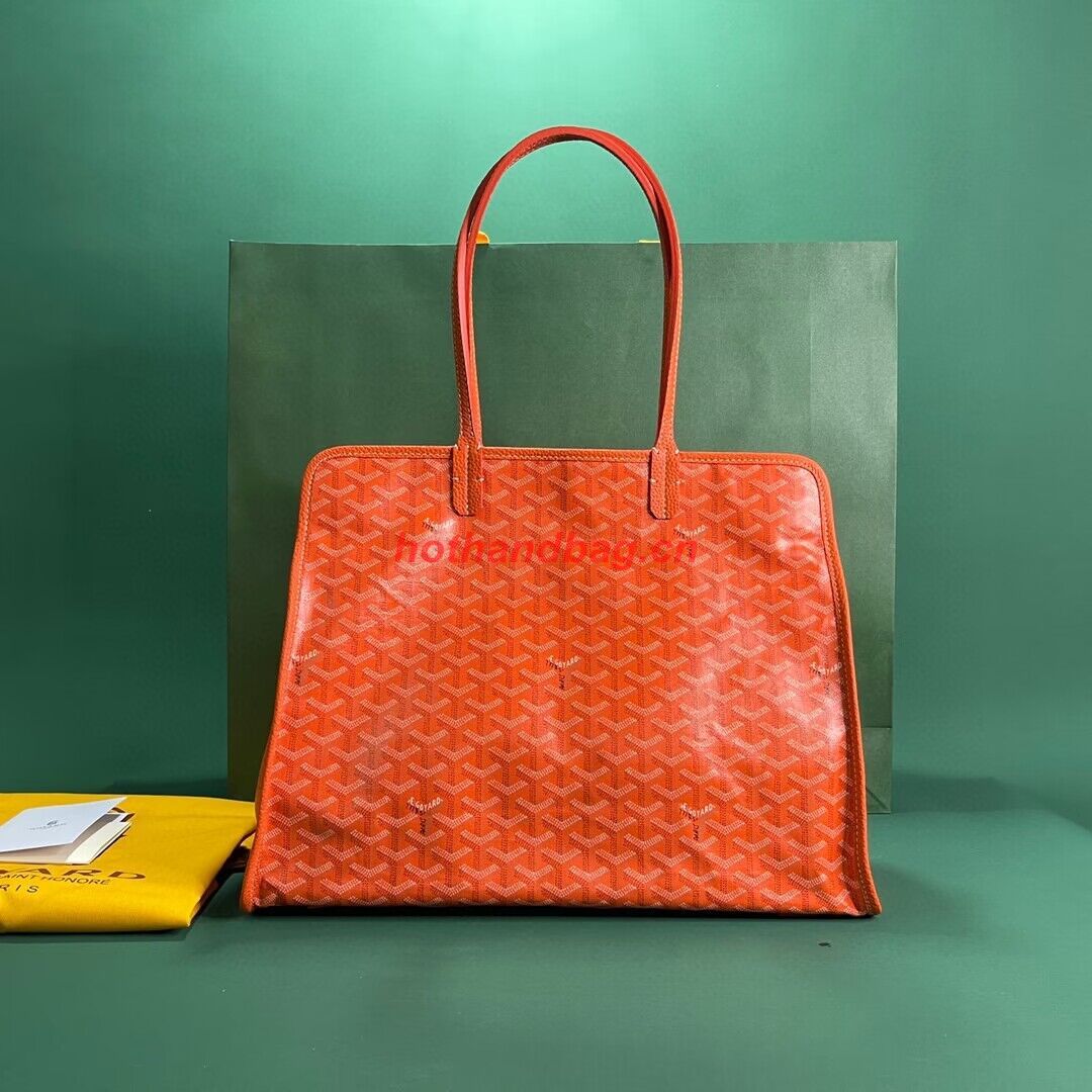 Goyard Hardy 2 Original Calfskin Leather Pet Bag 20299 Orange Goyard Hardy 2 Original Calfskin Leather Pet Bag 20299 Orange
