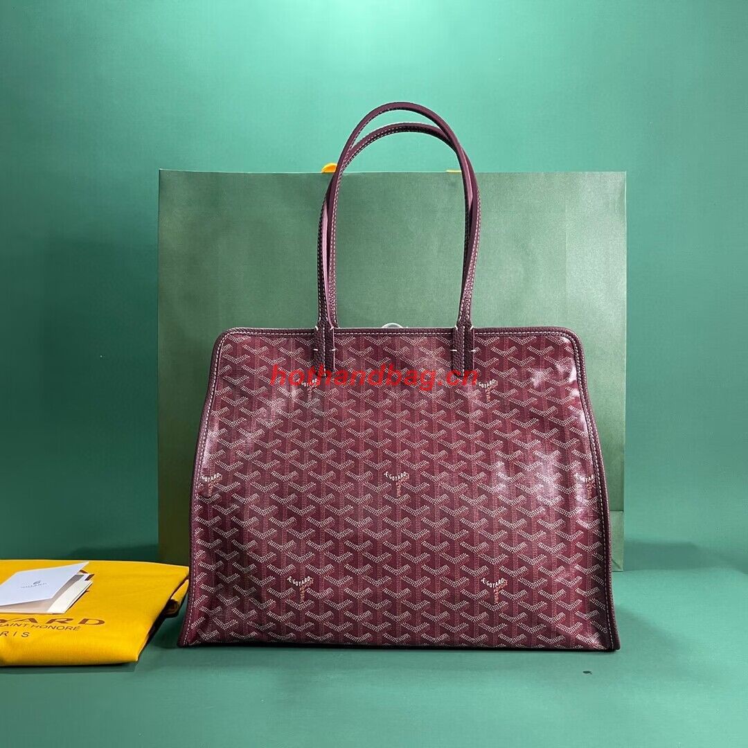 Goyard Hardy 2 Original Calfskin Leather Pet Bag 20299 Wine Goyard Hardy 2 Original Calfskin Leather Pet Bag 20299 Wine