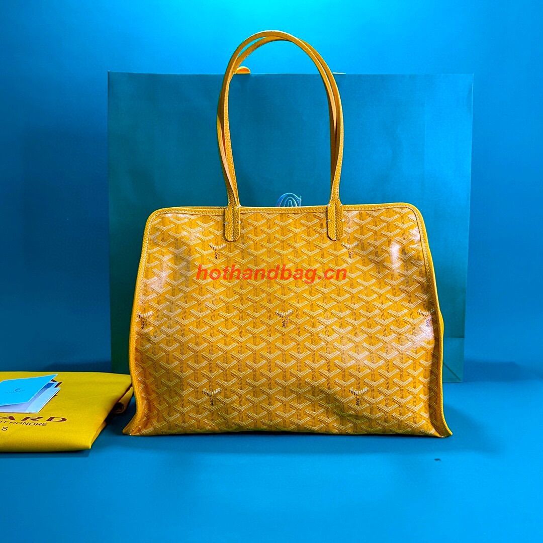Goyard Hardy 2 Original Calfskin Leather Pet Bag 20299 Yellow Goyard Hardy 2 Original Calfskin Leather Pet Bag 20299 Yellow