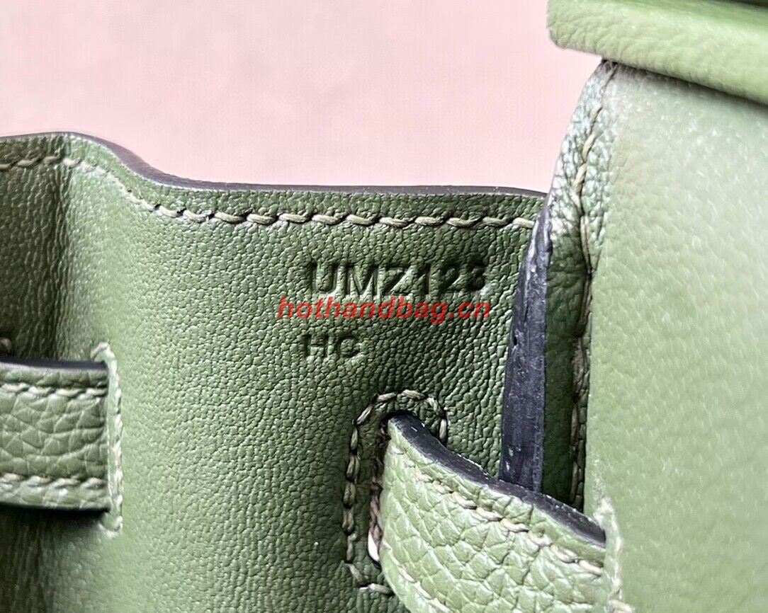 Hermes Birkin 25CM Bag Original Togo Leather 17888 Green Hermes Birkin 25CM Bag Original Togo Leather 17888 Green