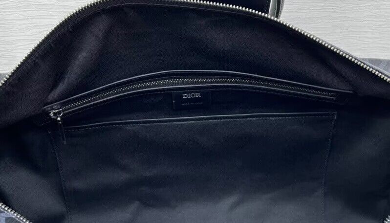 Dior Lighot 50 Oblique Jacquard Bag 727762 Black Dior Lighot 50 Oblique Jacquard Bag 727762 Black