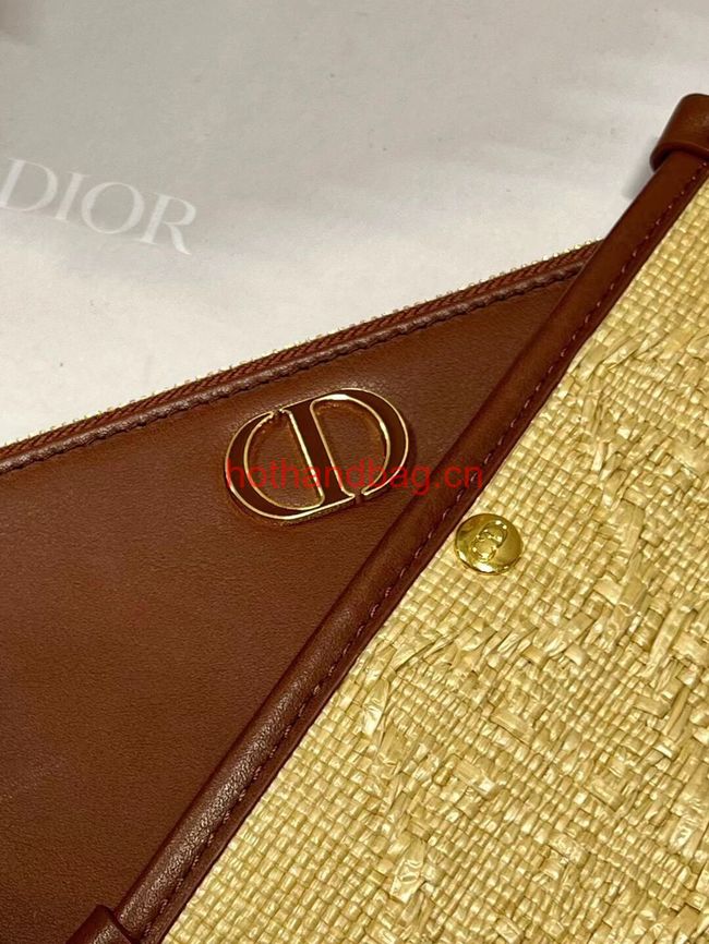 Dior 30 MONTAIGNE HOBO AVENUE MINI BAG Natural Cannage Raffia S2187UCNX Dior 30 MONTAIGNE HOBO AVENUE MINI BAG Natural Cannage Raffia S2187UCNX