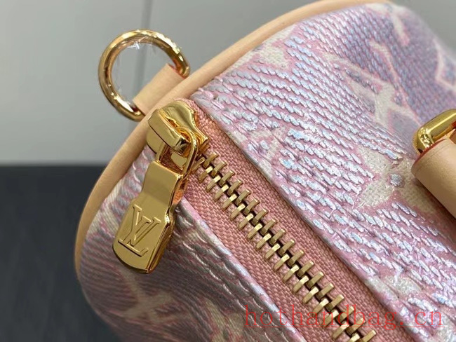 Louis Vuitton Speedy Bandouliere 20 M22849 Monoglam Rose Louis Vuitton Speedy Bandouliere 20 M22849 Monoglam Rose