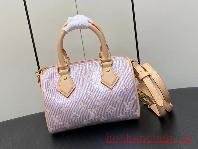 Louis Vuitton Speedy Bandouliere 20 M22849 Monoglam Rose Louis Vuitton Speedy Bandouliere 20 M22849 Monoglam Rose