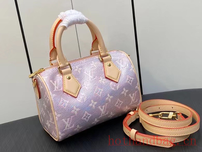 Louis Vuitton Speedy Bandouliere 20 M22849 Monoglam Rose Louis Vuitton Speedy Bandouliere 20 M22849 Monoglam Rose