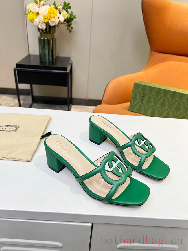 Gucci WOMENS INTERLOCKING G CUT-OUT SANDAL 93590-4 Gucci WOMENS INTERLOCKING G CUT-OUT SANDAL 93590-4