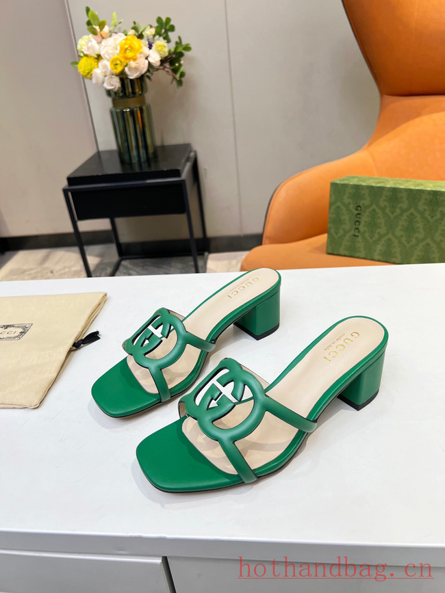 Gucci WOMENS INTERLOCKING G CUT-OUT SANDAL 93590-4 Gucci WOMENS INTERLOCKING G CUT-OUT SANDAL 93590-4