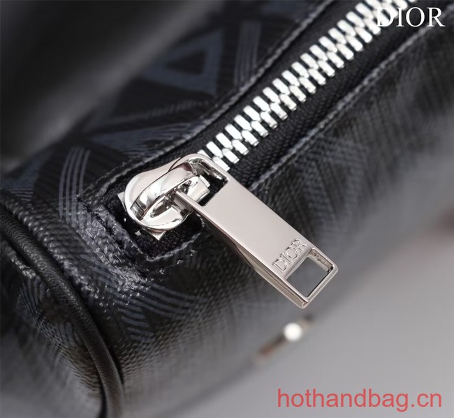 Dior Essentials SADDLE BAG Diamond Canvas 1ADPO093 black Dior Essentials SADDLE BAG Diamond Canvas 1ADPO093 black