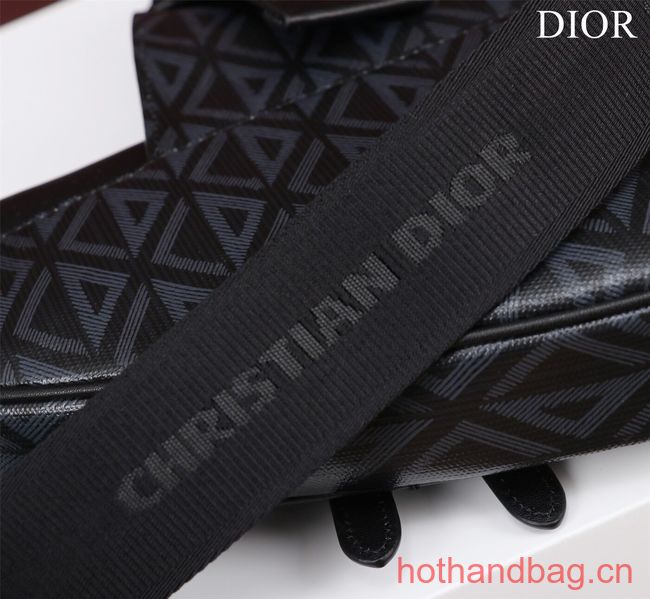 Dior Essentials SADDLE BAG Diamond Canvas 1ADPO093 black Dior Essentials SADDLE BAG Diamond Canvas 1ADPO093 black