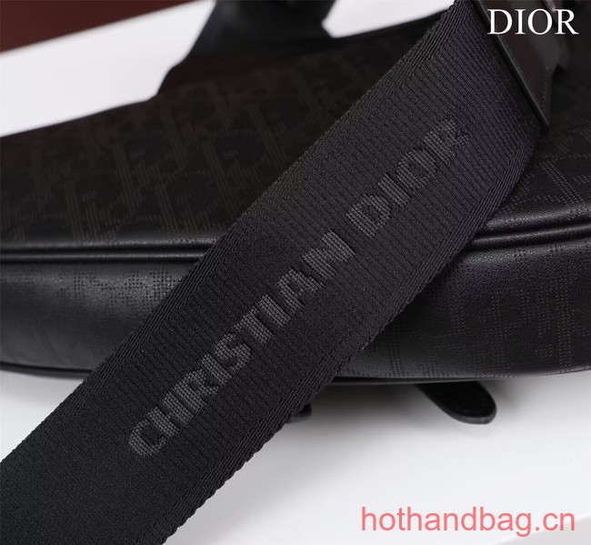 Dior Essentials SADDLE BAG Grained Calfskin 1ADPO093F BLACK Dior Essentials SADDLE BAG Grained Calfskin 1ADPO093F BLACK