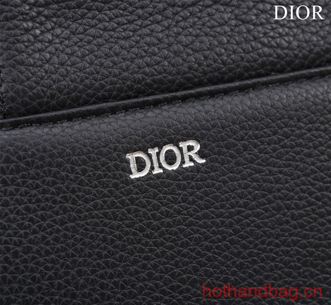 Dior Essentials SADDLE BAG Grained Calfskin 1ADPO093G BLACK Dior Essentials SADDLE BAG Grained Calfskin 1ADPO093G BLACK