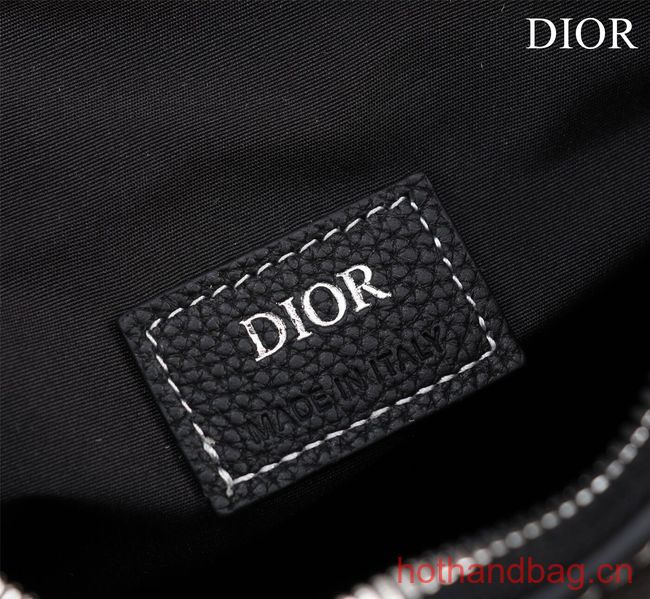Dior Essentials SADDLE BAG Grained Calfskin 1ADPO093H BLACK Dior Essentials SADDLE BAG Grained Calfskin 1ADPO093H BLACK