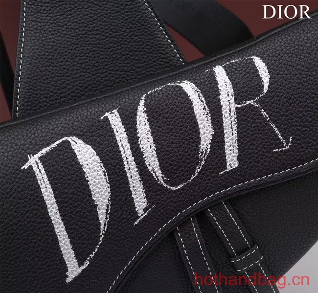 Dior Essentials SADDLE BAG Grained Calfskin 1ADPO093c black Dior Essentials SADDLE BAG Grained Calfskin 1ADPO093c black